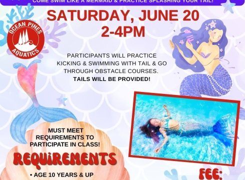 Mermaid Swim at Ocean Pines Sports Core Pool